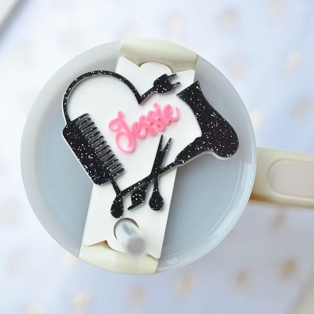 Wholesale personalized name 40 OZ 20/30 OZ  plastic cup lid label